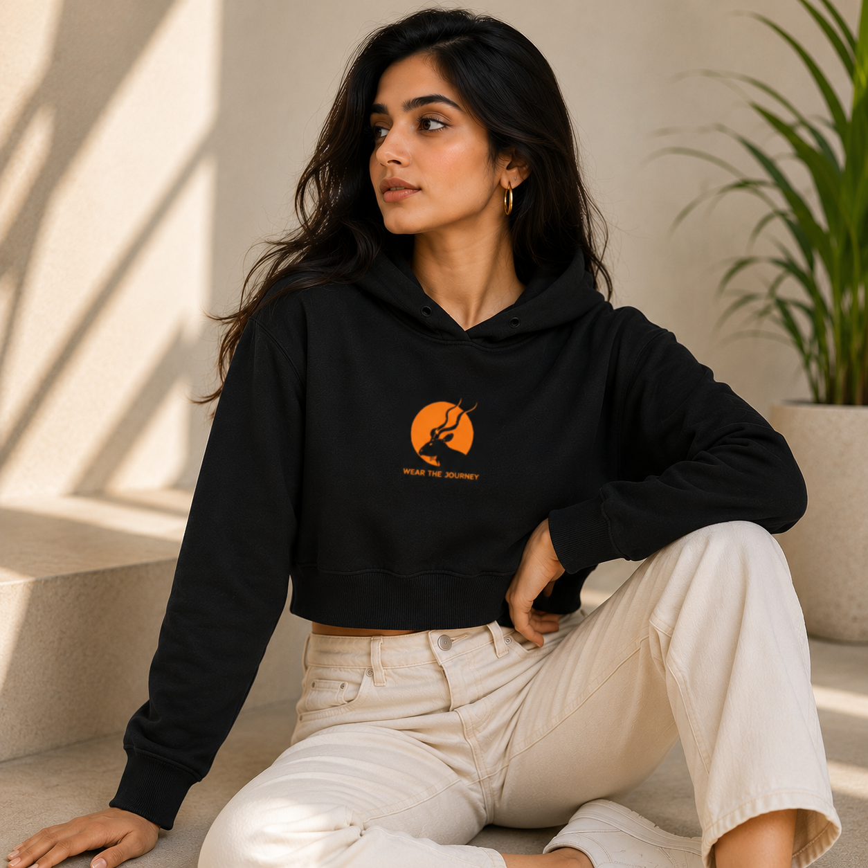Female Cropped Hoodie