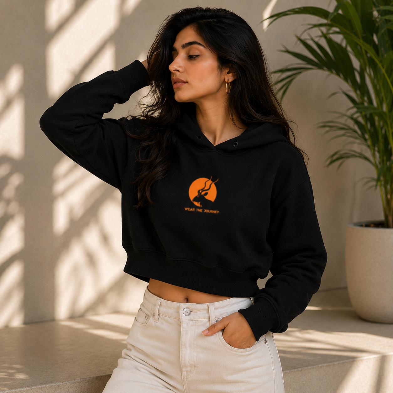 Female Cropped Hoodie