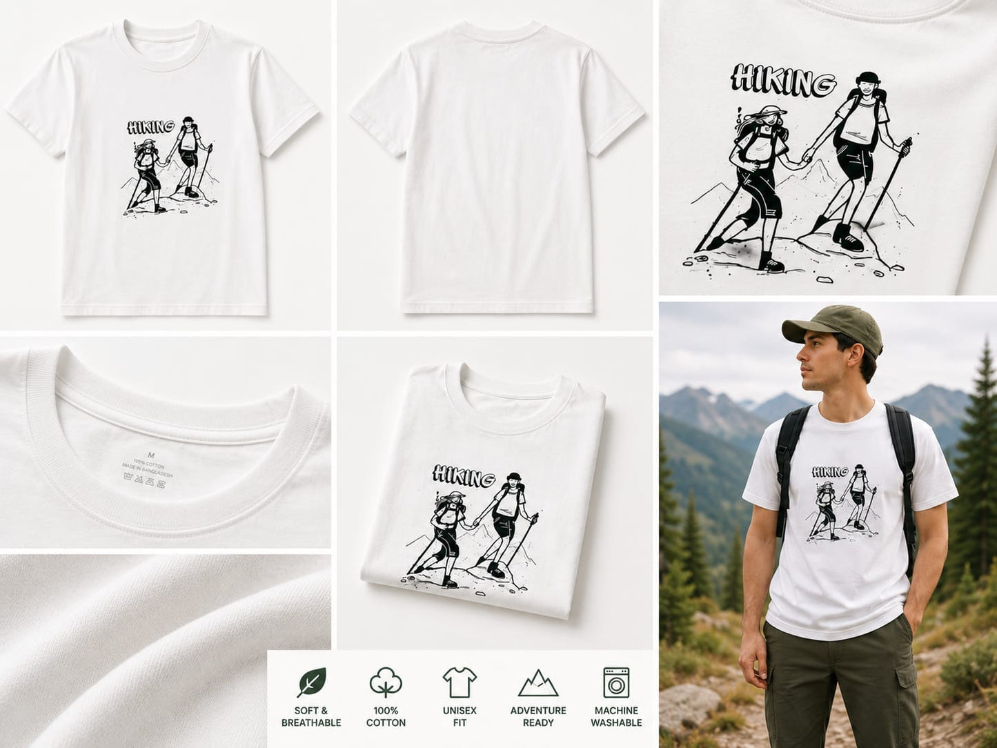 Hiking Adventure Oversized T-Shirt