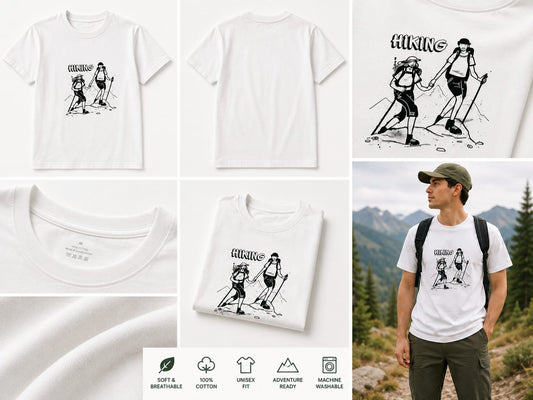Hiking Adventure Oversized T-Shirt