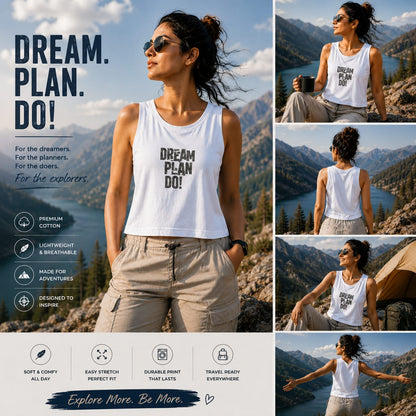 Women's Travel Crop Tank