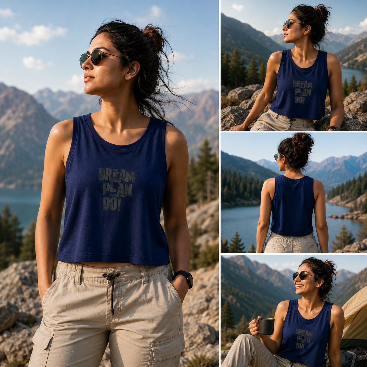 Women's Travel Crop Tank