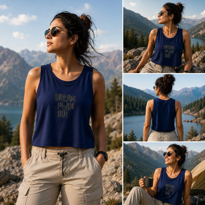 Women's Travel Crop Tank