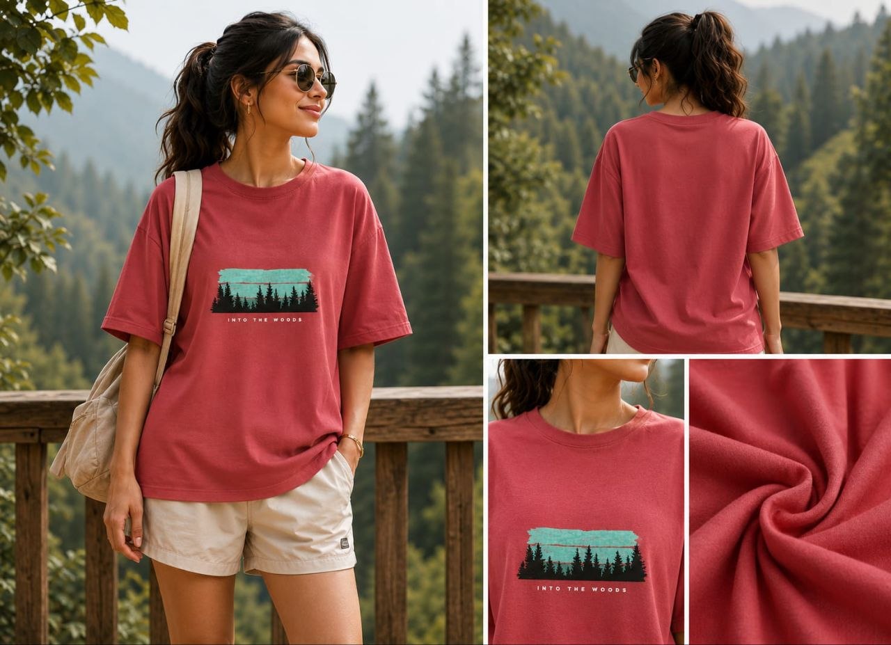 Aakaar – Into The Woods Oversized T-Shirt