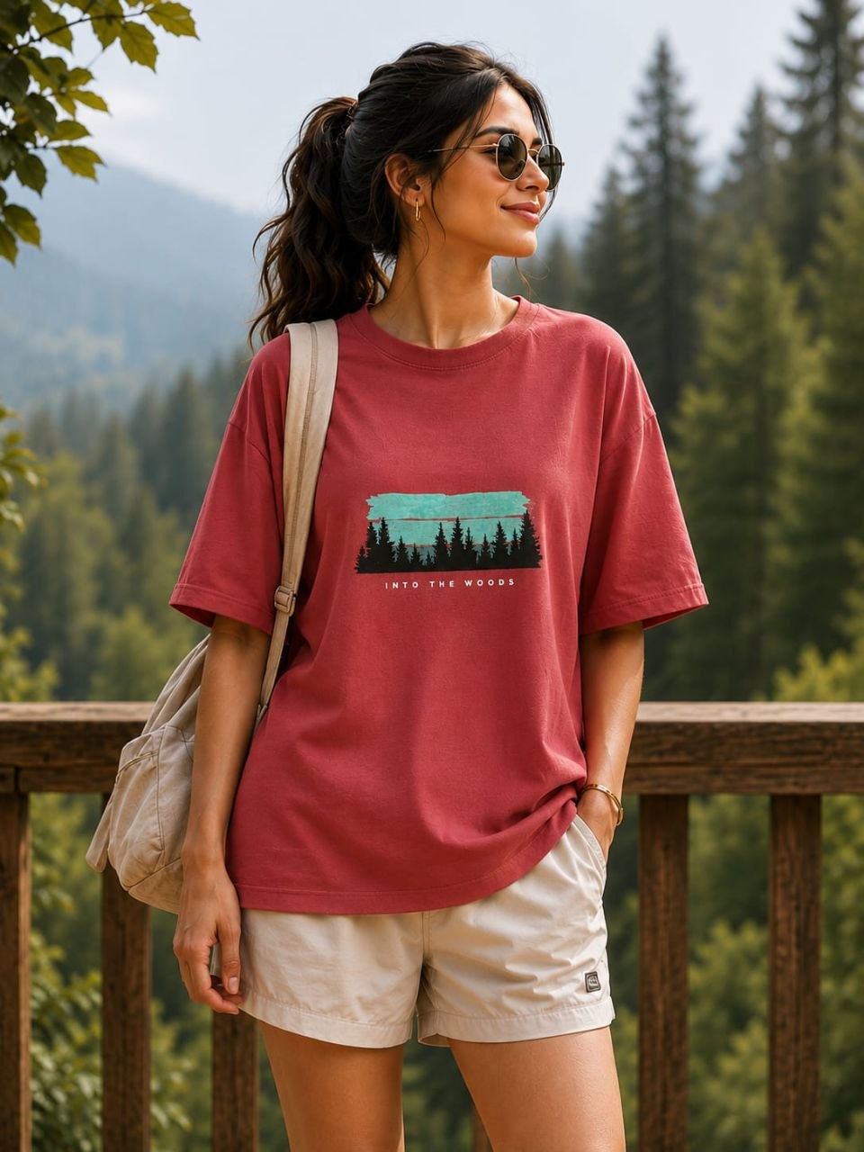 Aakaar – Into The Woods Oversized T-Shirt