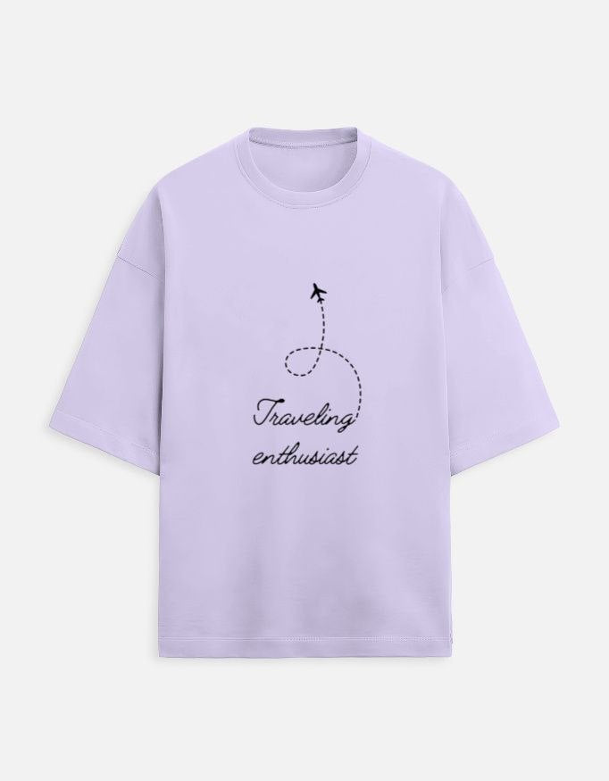 AAKAAR — Traveling Enthusiast Oversized T-Shirt