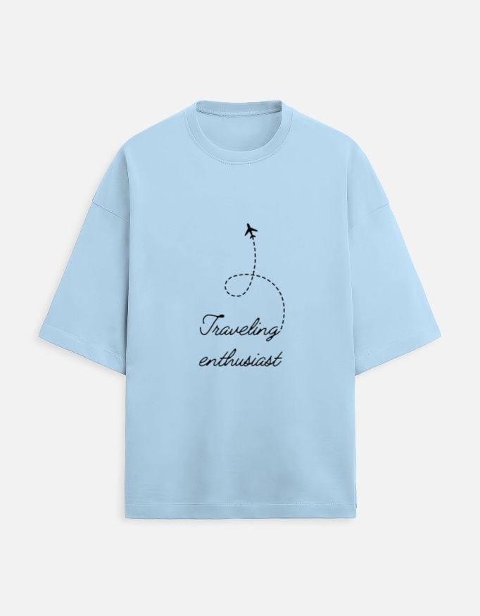 AAKAAR — Traveling Enthusiast Oversized T-Shirt