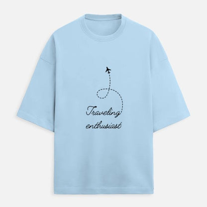 AAKAAR — Traveling Enthusiast Oversized T-Shirt