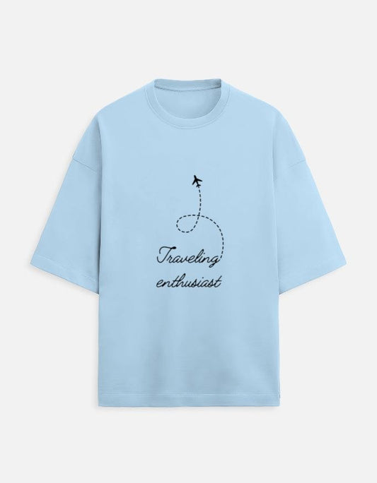AAKAAR — Traveling Enthusiast Oversized T-Shirt